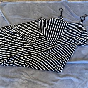 Striped maxi dress